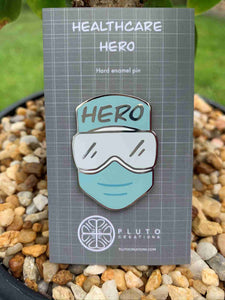 Healthcare medical hero hard enamel pin gift