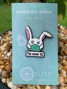 Pandemic bunny 2020 hard enamel pin 