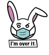 Load image into Gallery viewer, Pandemic Bunny Vinyl Sticker
