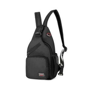 Casual Multifunctional Sling Bag with Earphone Access