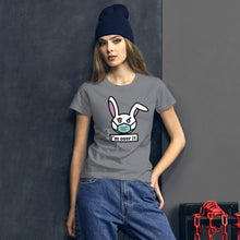 Load image into Gallery viewer, Pandemic Bunny Women&#39;s short sleeve t-shirt
