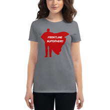 Load image into Gallery viewer, Frontline Superhero Women&#39;s short sleeve t-shirt
